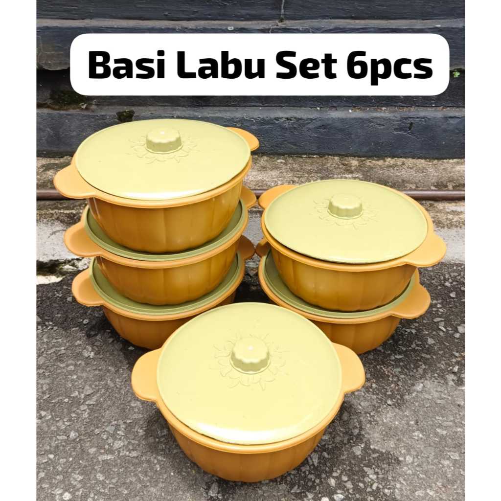 Basi Labu / Prasmanan Plastik Labu 6Pcs