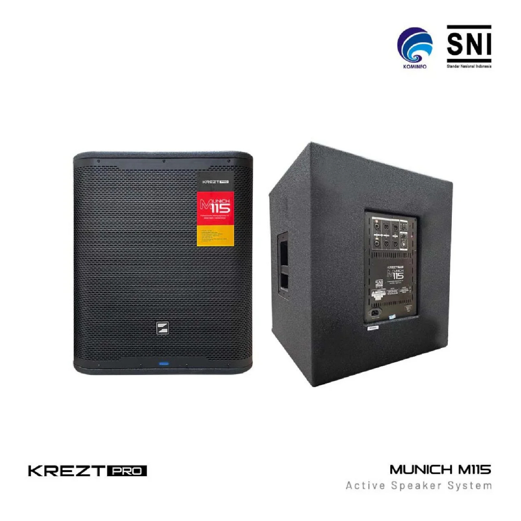 Subwoofer Aktif 15 Inch KREZT MUNICH M115