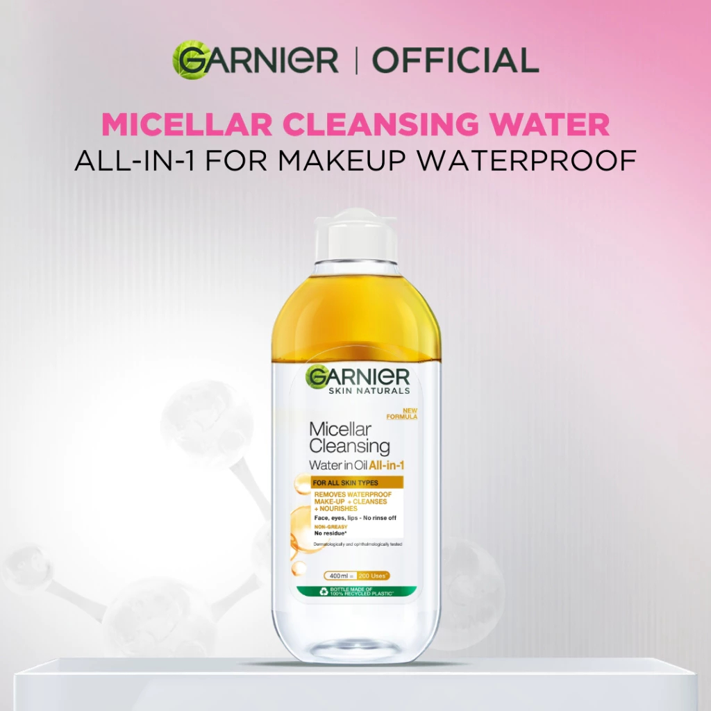 [200GR] GARNIER MICELLAR WATER IN OIL-INFUSED CLEANSING WATER / MAKE UP REMOVER GARNIER