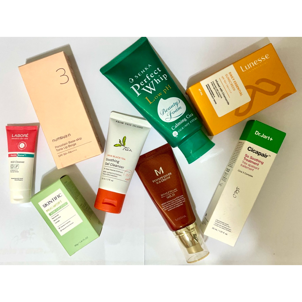 [Preloved] Skincare/Facewash (Senka,Labore,Skintific,Numbuzin,etc)