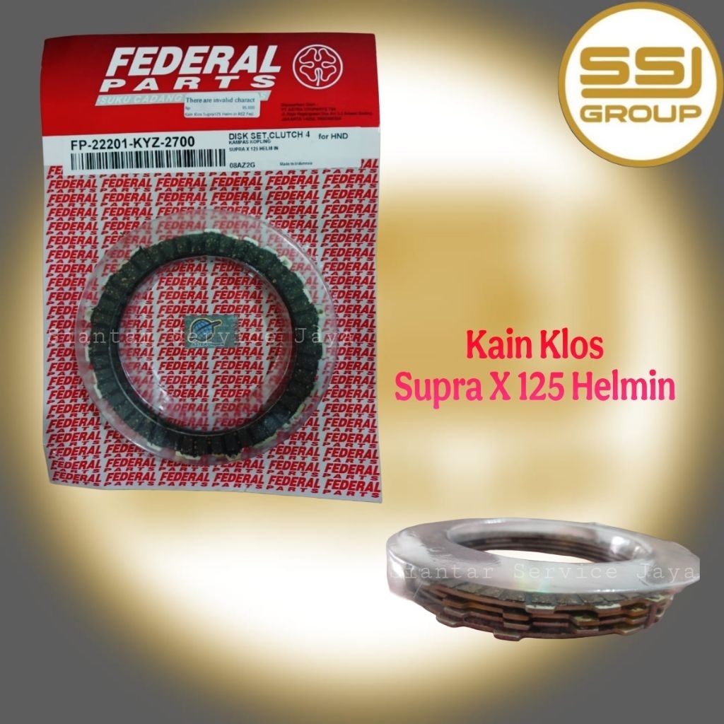 Kain Klos Supra X 125 Helmin FEDERAL