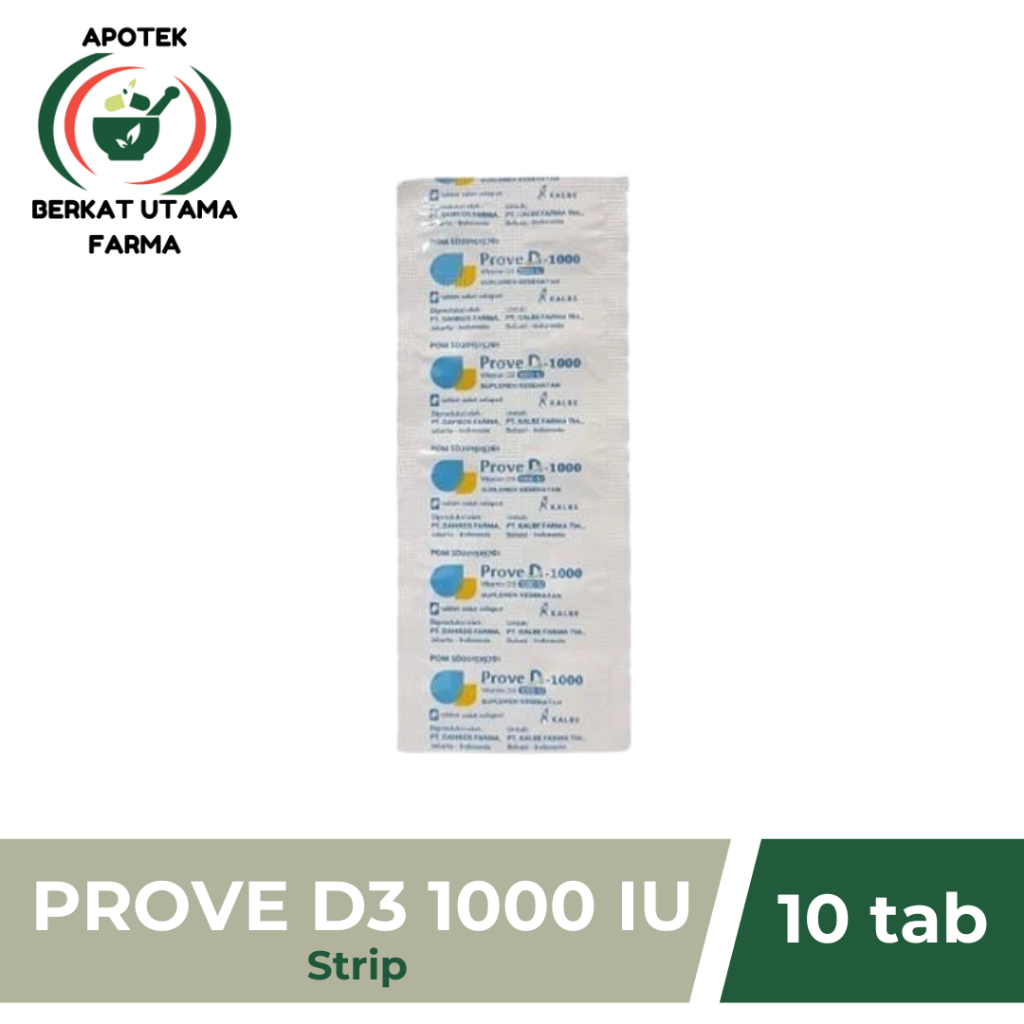 PROVE D3-1000 IU / Vitamin D3 1000 IU BOX STRIP