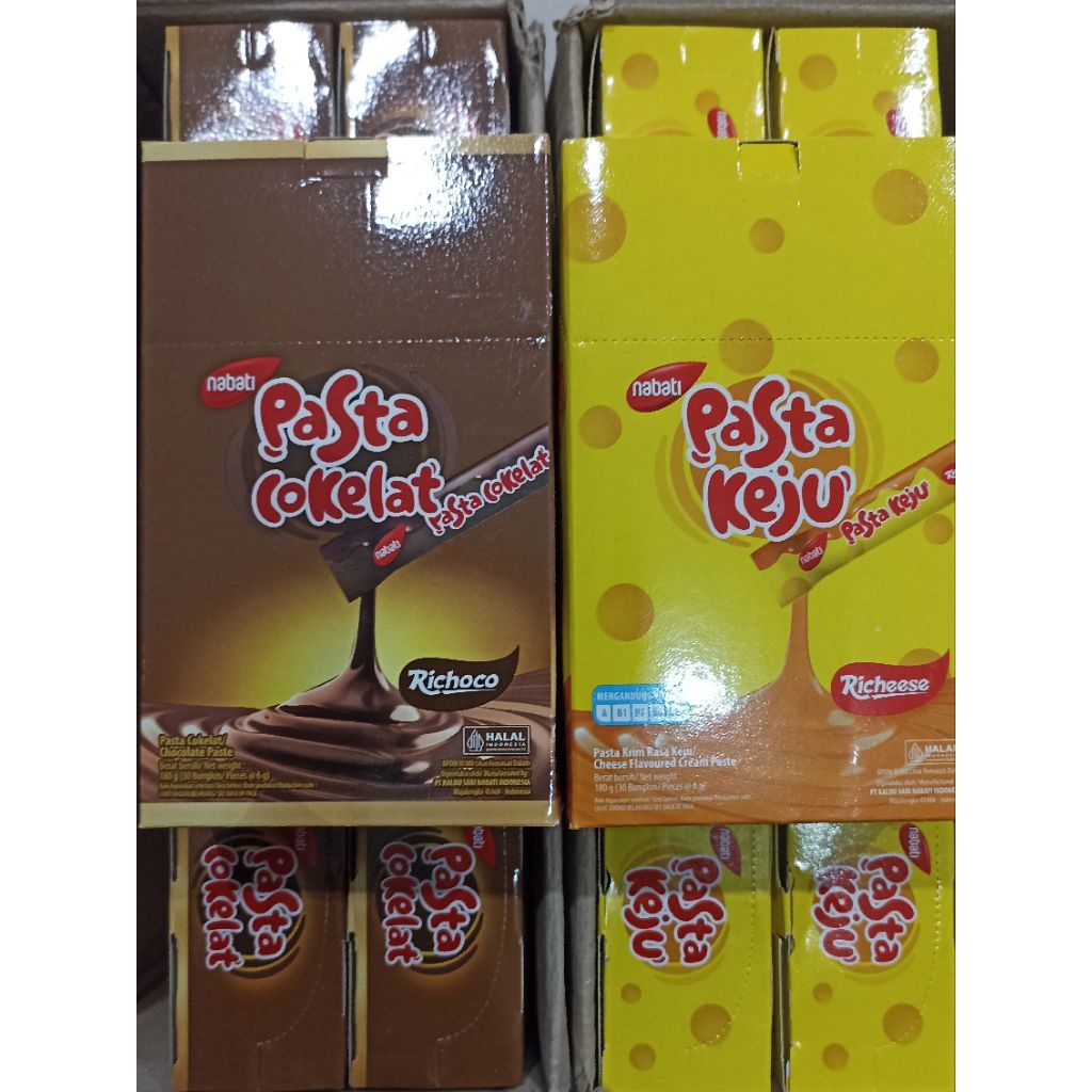Nabati Pasta Keju & Pasta Cokelat box