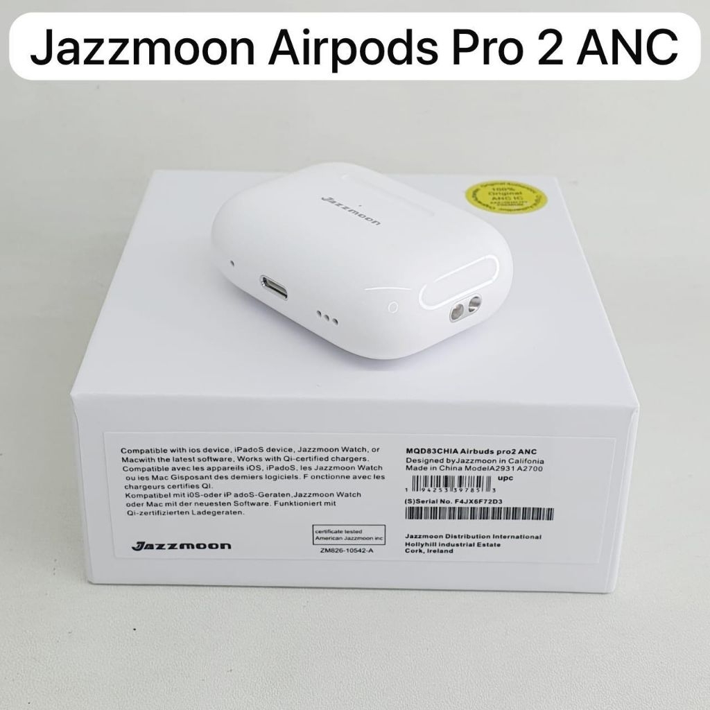 Earphone Bluetooth Airpods JAZZMOON AirPods2 / AirPods3 / AirPods4 ANC / AirPods PRO / AirPods PRO 2