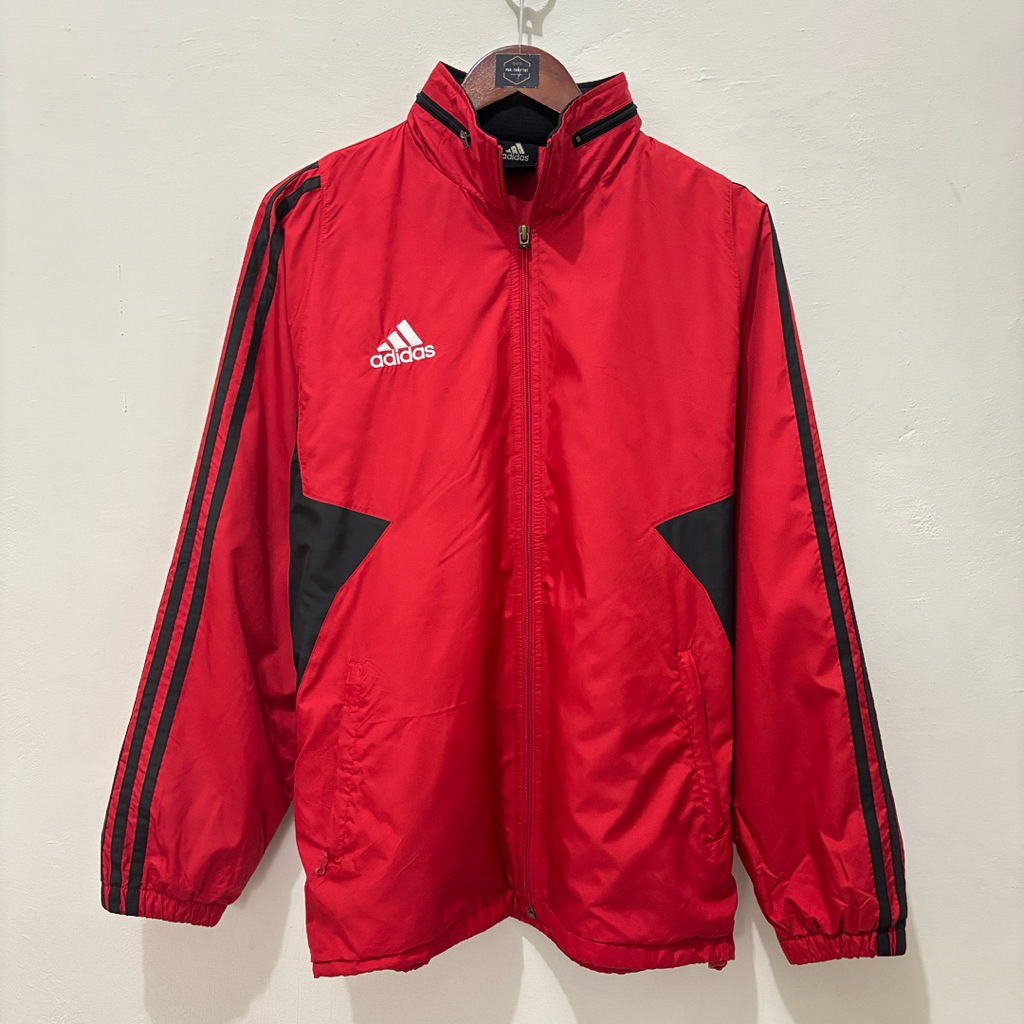 Red Windbreaker Jacket ADIDAS