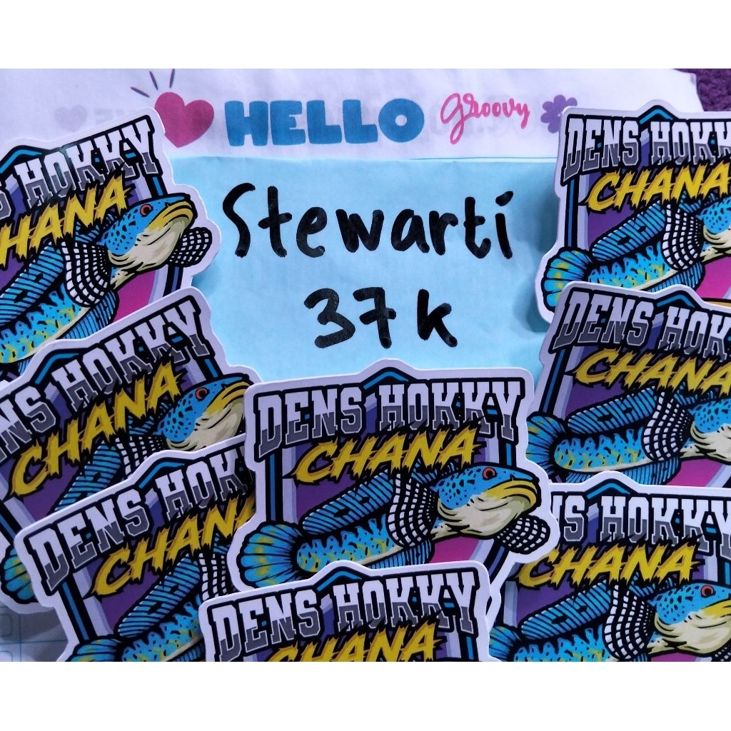 stiker chana stewartii 37k