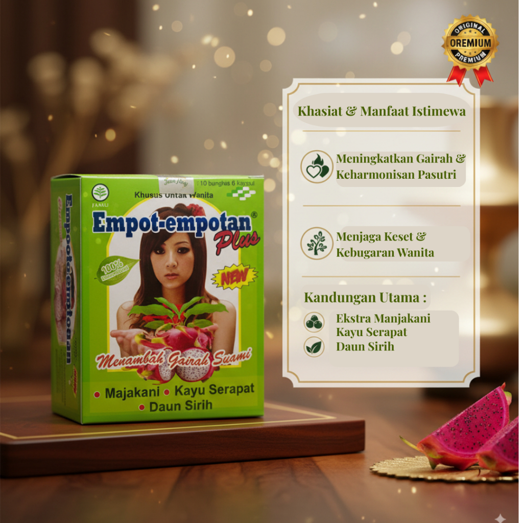 Jamu Kapsul Empot Empot Menambah Gairah Suami Isi 10 Sachet Plus Asli Original  Termurah