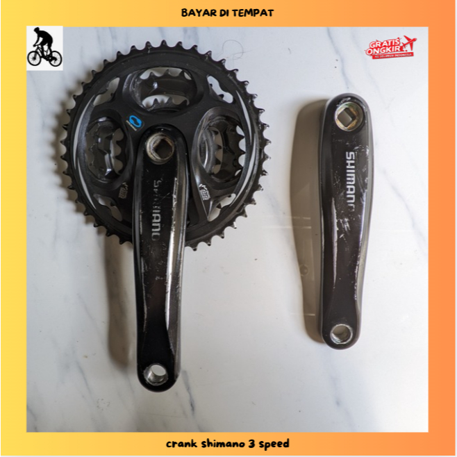 crank sepeda 3 speed shimano