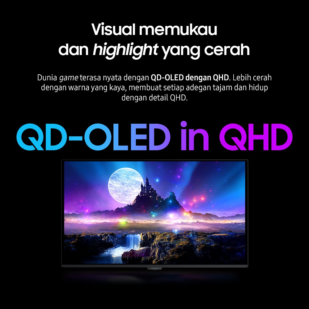 Samsung Odyssey 27" OLED G5 G50SF QHD 180Hz Gaming Monitor | LS27FG502SEXXD