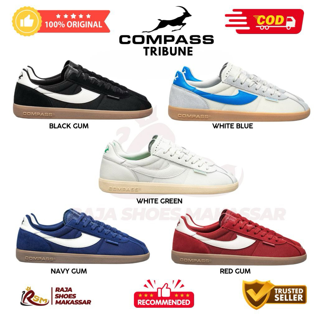 (ORIGINAL-COD) Compass Tribune - Sepatu Compass