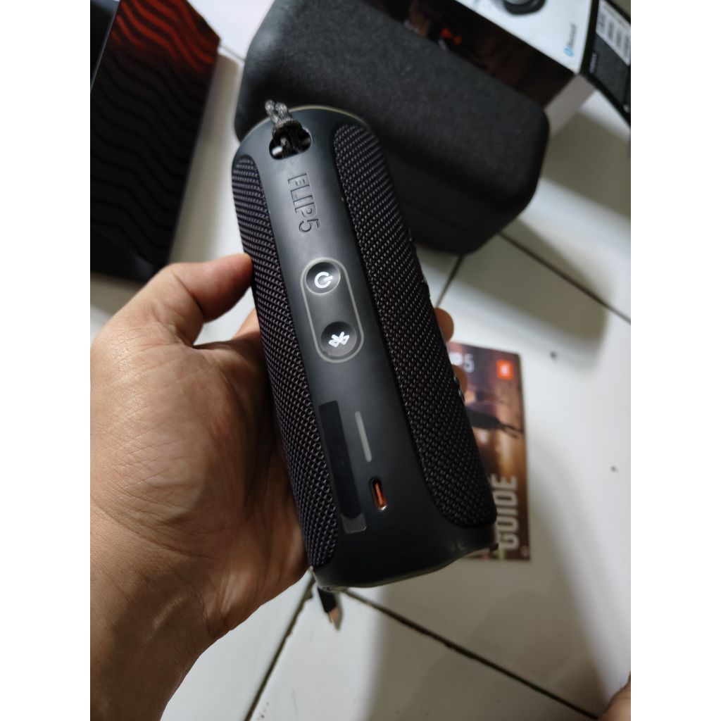 Jbl flip 5 ORI 100% Asli bisa connect app jbl mulus fullset speaker bluetooth