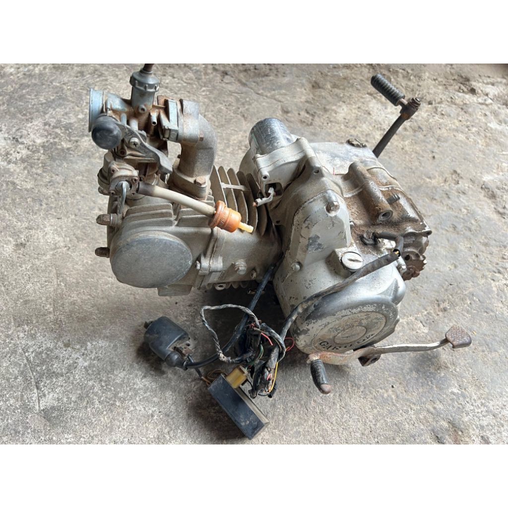 ENGINE MESIN GARUDA BANGAU 120cc SET LENGKAP TINGGAL PASANG