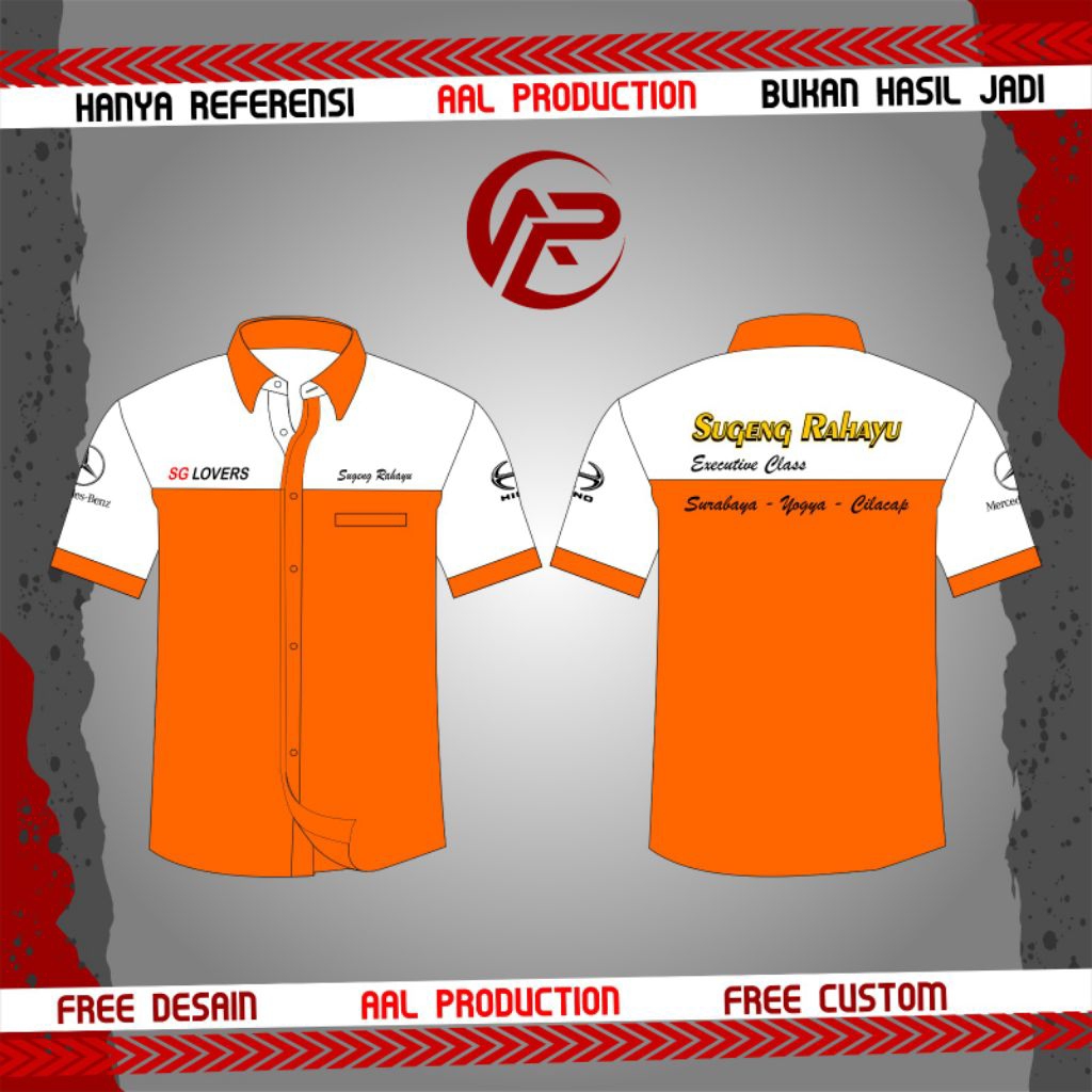 kemeja sugeng rahayu custom full bordir