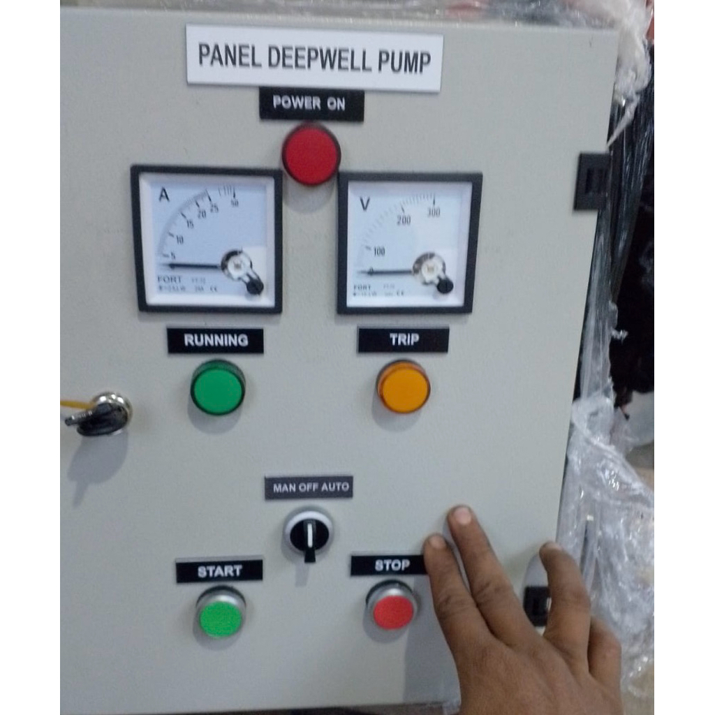 Panel Pompa FRANKLIN 4Kw 5,5HP 3Phase Panel Otomatis Pompa Submersible Pump Double Electrode