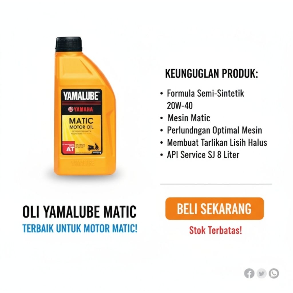 Oli Yamalube 20W-40