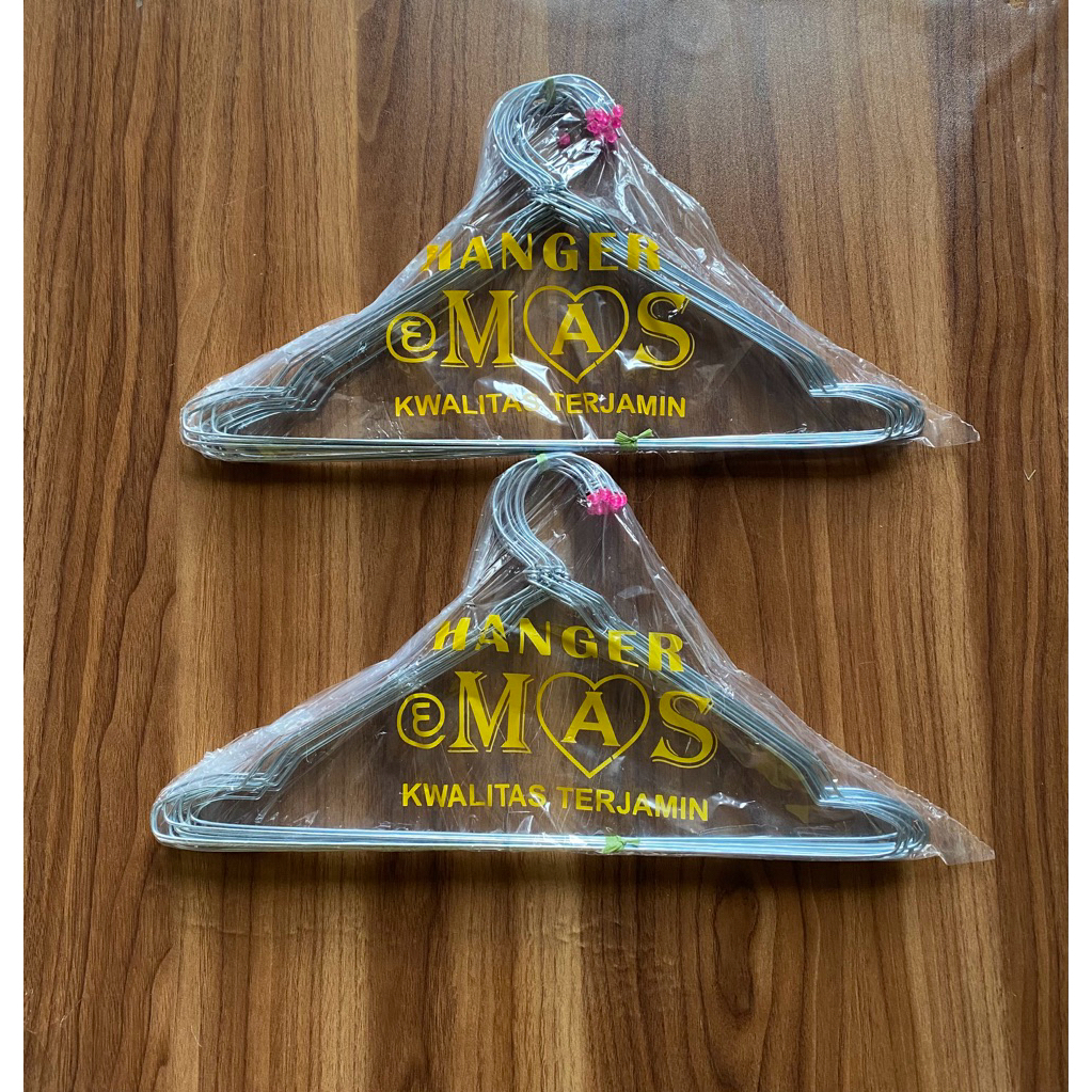 1LUSIN HANGER/12BIJI HANGER/HANGER DEWASA/GANTUNGAN BAJU MURAH/HANGER KAWAT