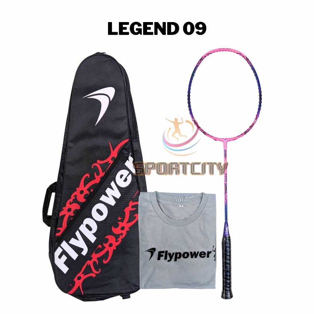 RAKET BADMINTON BULUTANGKIS FLYPOWER LEGEND 09 ORIGINAL