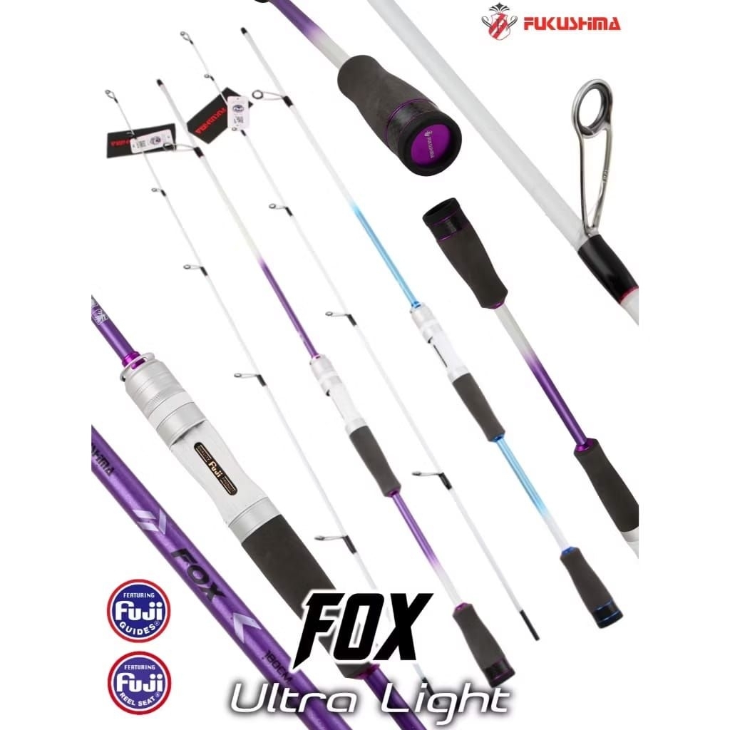 JORAN Ultra Light/UL Fukushima FOX Reel Seat Fuji,Ring Full Fulo