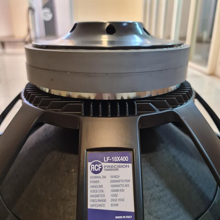SPEAKER COMPONENT RCF LF18X400 18 INCH DOUBLE MAGNET LF 18X400