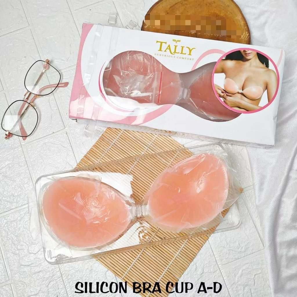 Invisible Push Up Silicone Bra/ Silicone TALLY Invisible Bra Nempel Tally Cup A-D / Biobra Silicon T