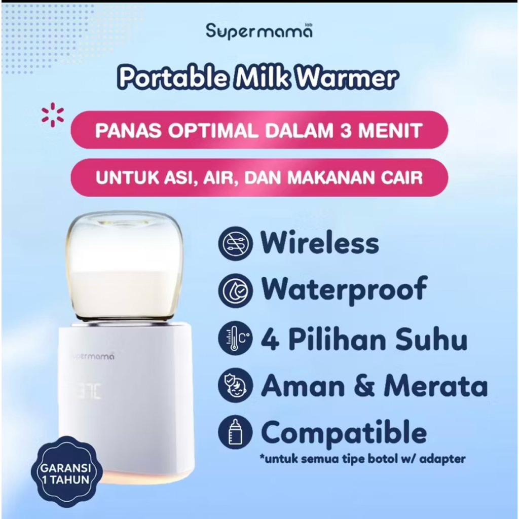 PRELOVED Portable Milk Warmer Supermama