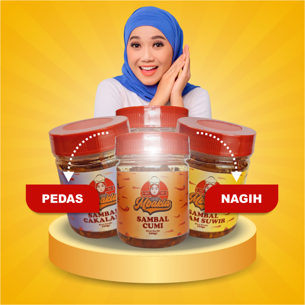 Dapur Mbakla | Sambel Cumi Ayam Suwir Cakalang Cumi Ijo Enak Nagih