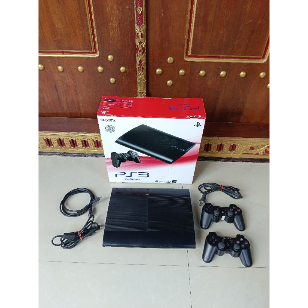 PS3 SUPER SLIM 500GB FULLSET SECOND