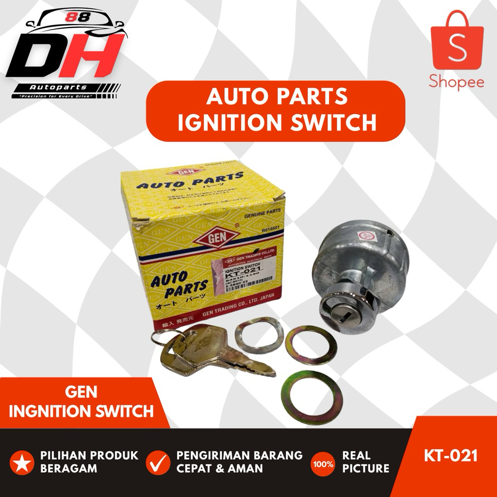 Kunci Kontak Starter/Ignition Switch Assy Mobil Universal, Rubahan