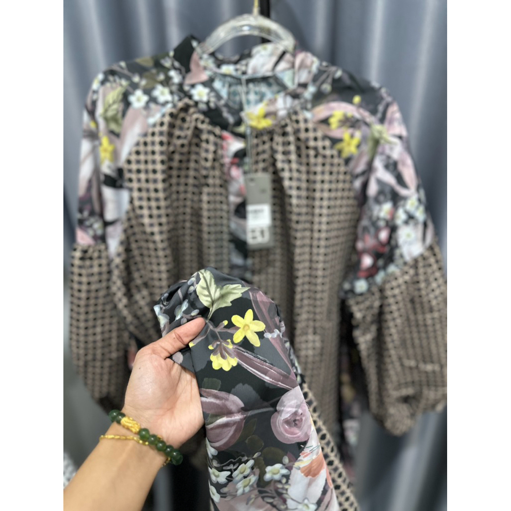 New Benang Jarum ITG into the Garden Shirt Dress XL