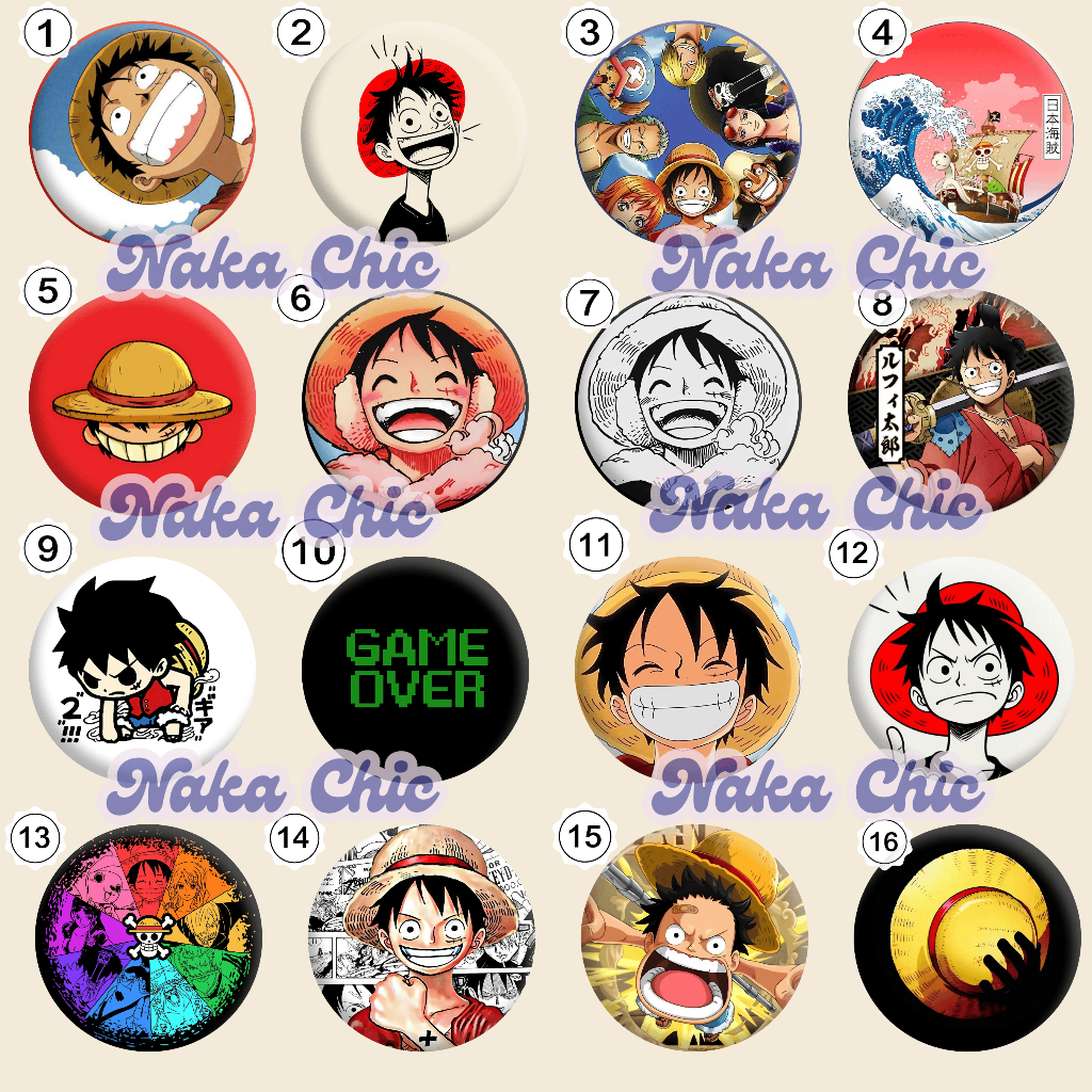 [READY] Pin One Piece Badge | Luffy Anime Theme