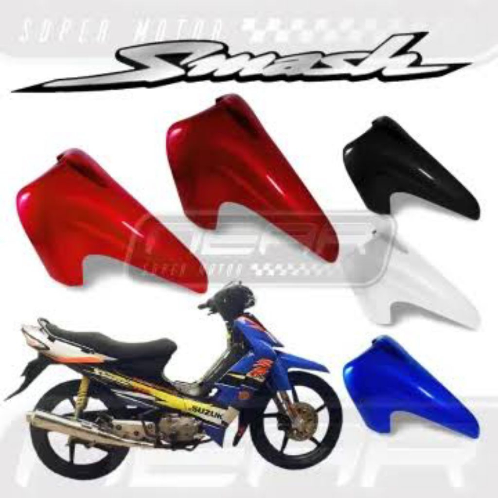 Spakbor Depan Suzuki Smash 110 Lama Slebor Depan Smash 110 SR Hitam Merah biru Putih hitam