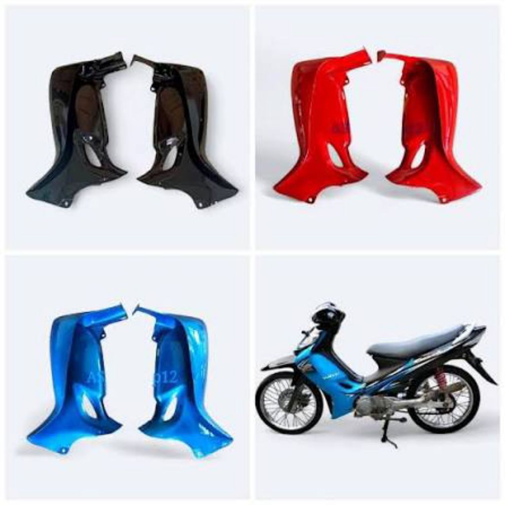 COVER SAYAP SMASH NEW 110 WARNA HITAM MERAH BIRU / SAYAP MOTOR SUZUKI SMASH NEW 110
