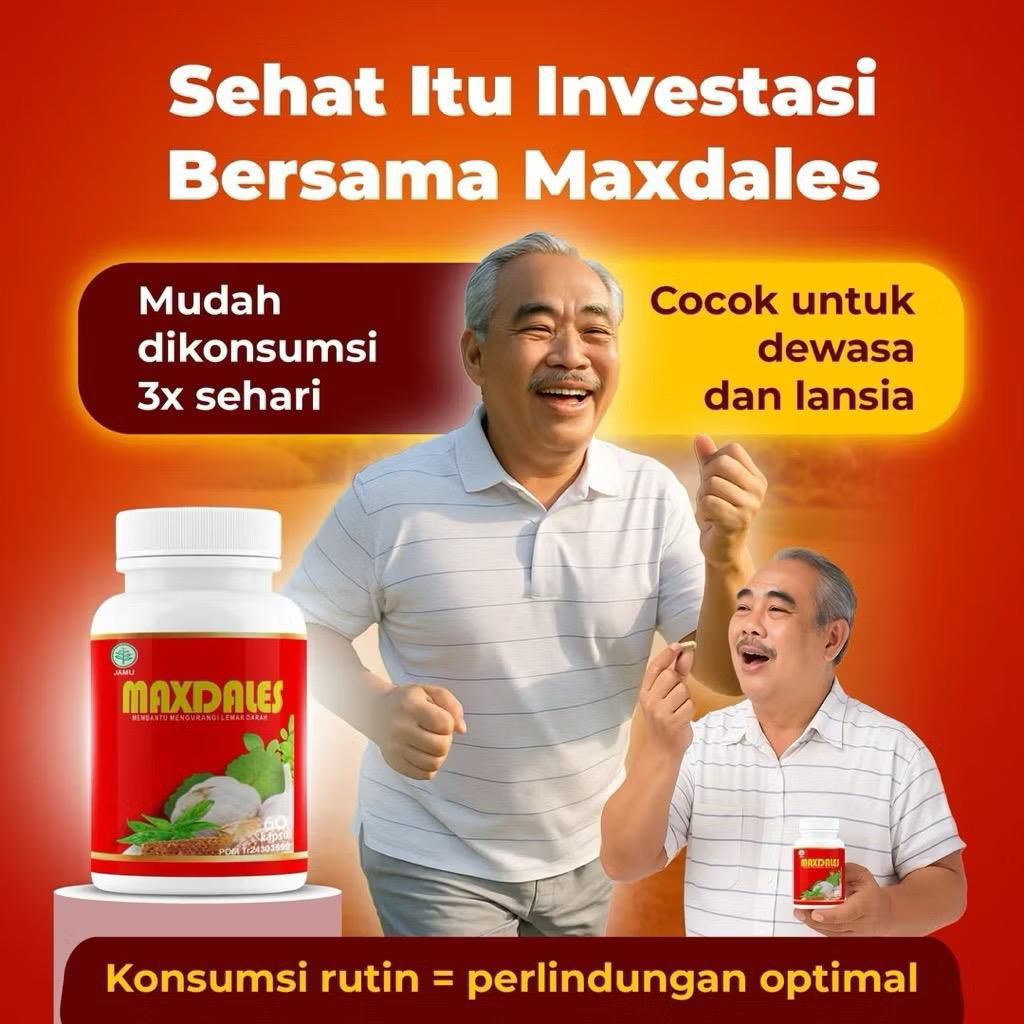 Maxdales Obat Herbal Cina Mengobati Stroke Ringan Maupun Berat Kolesterol Darah Tinggi Original BPOM