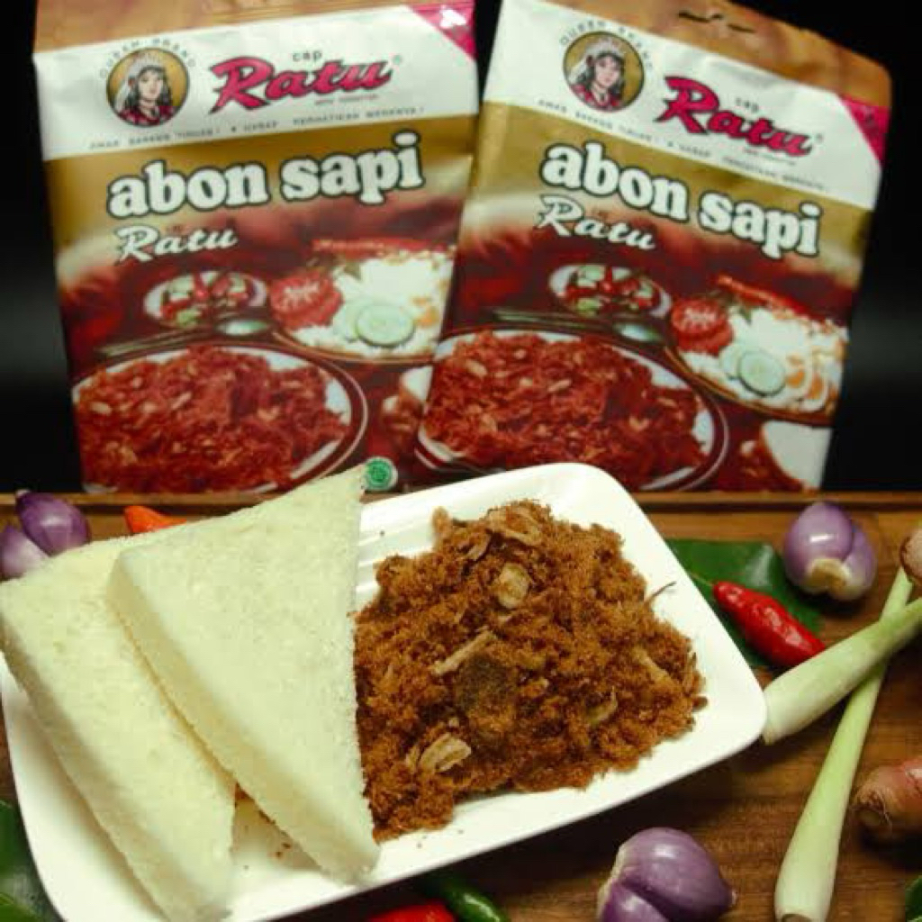 

Abon Sapi Cap Ratu 100gr x 10pc