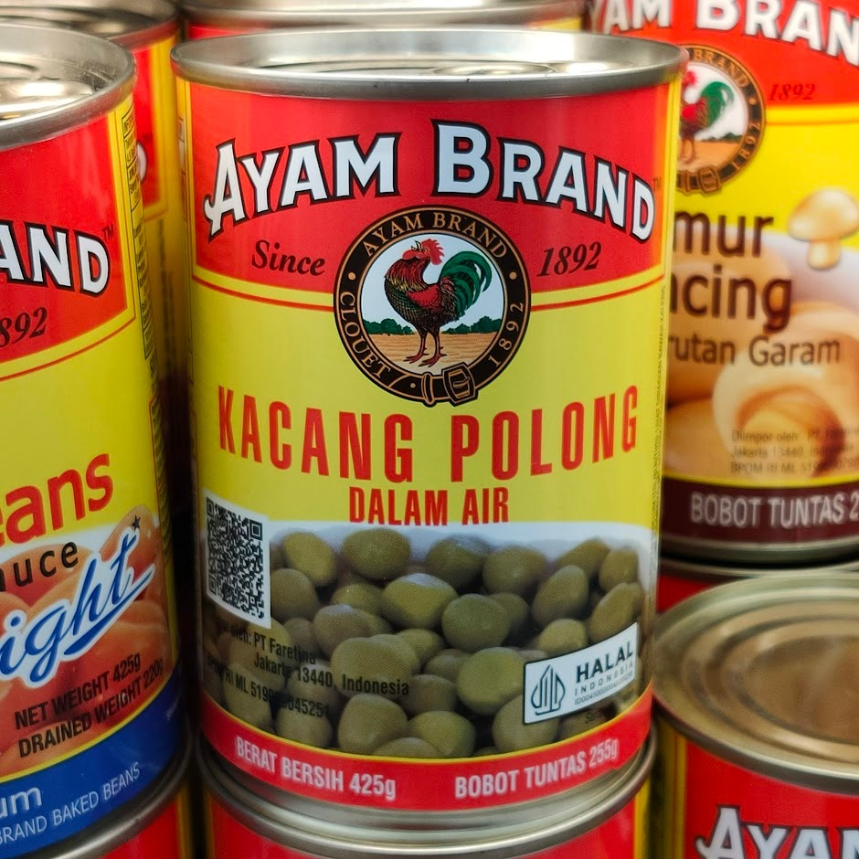 

AYAM BRAND Kacang Polong dalam Air 425gr