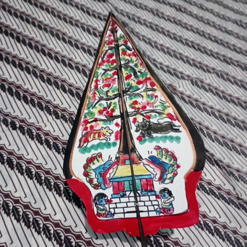 wayang kertas Gunung kayon KREASI 45 cm