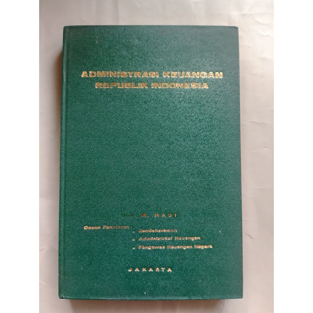 ADMINITRASI KEUANGAN REPUBLIK INDONESIA original 1977