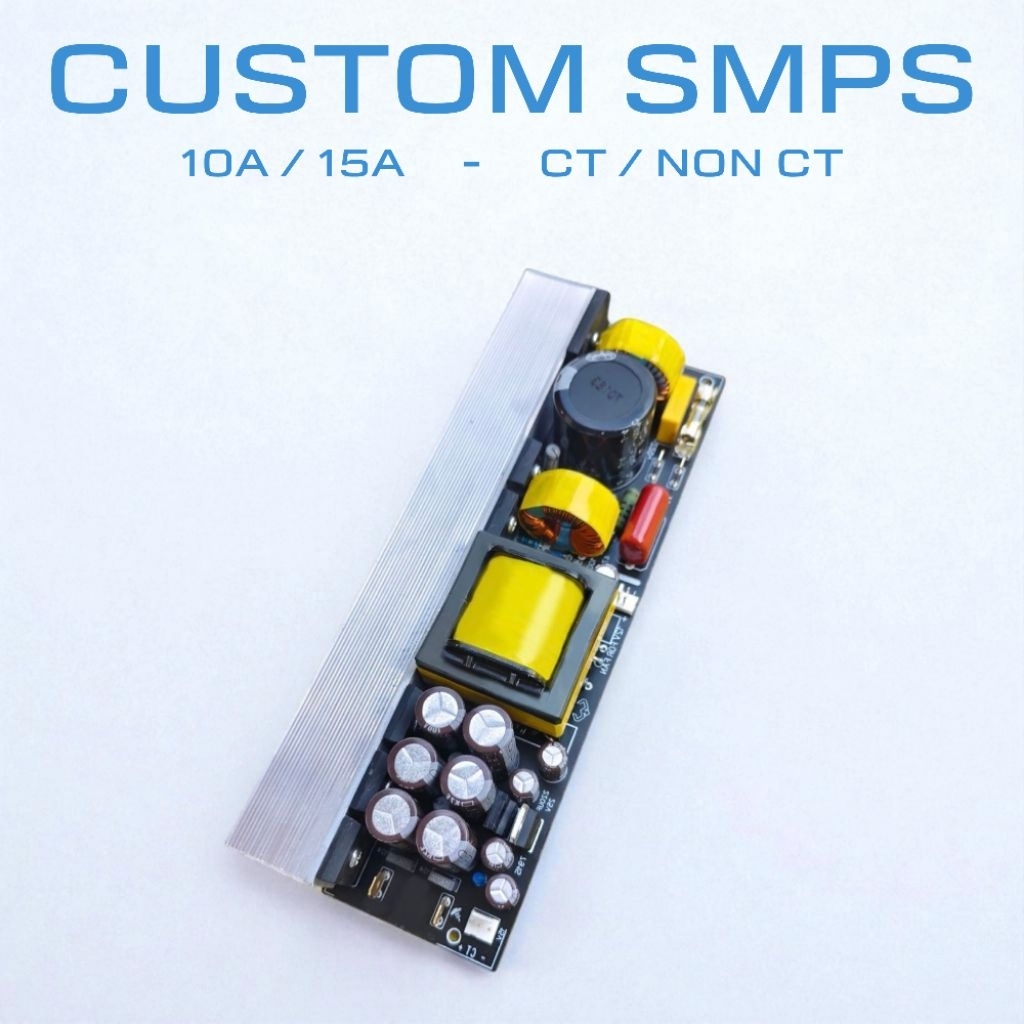 Custom Volt SMPS audio, non CT atau CT, 10A atau 15A, request volt smps 12v 14v 18v 20v 24v 29v 32v 