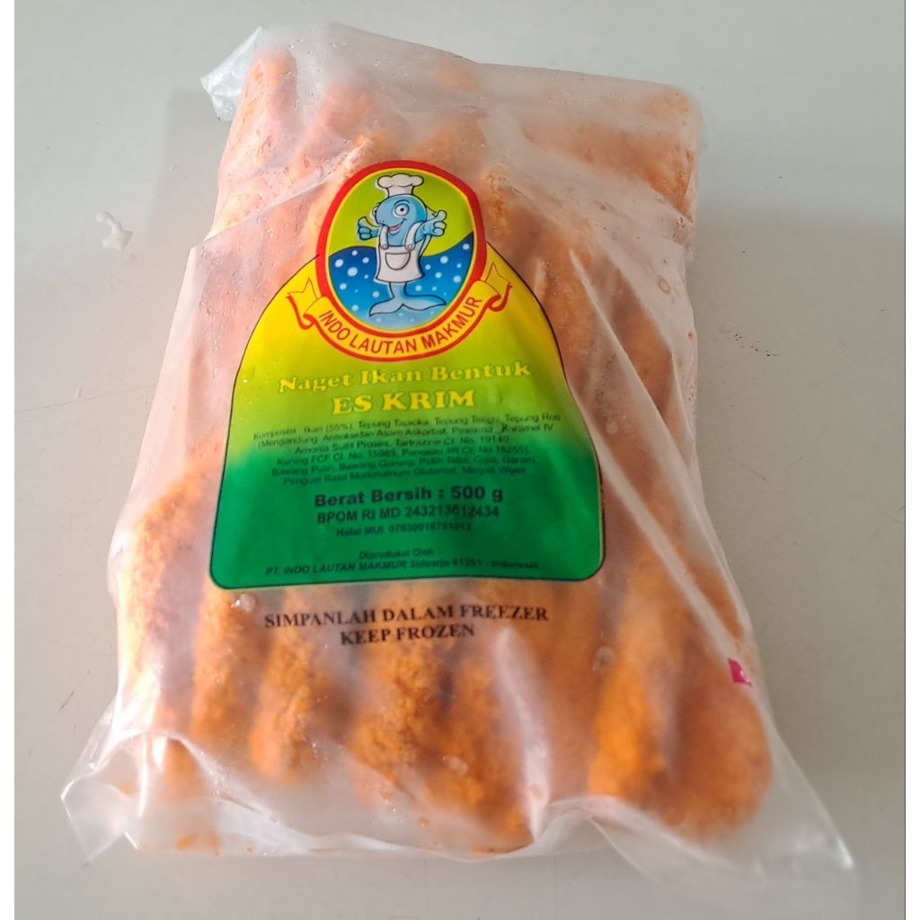 Nugget Ikan Bentuk Es Krim