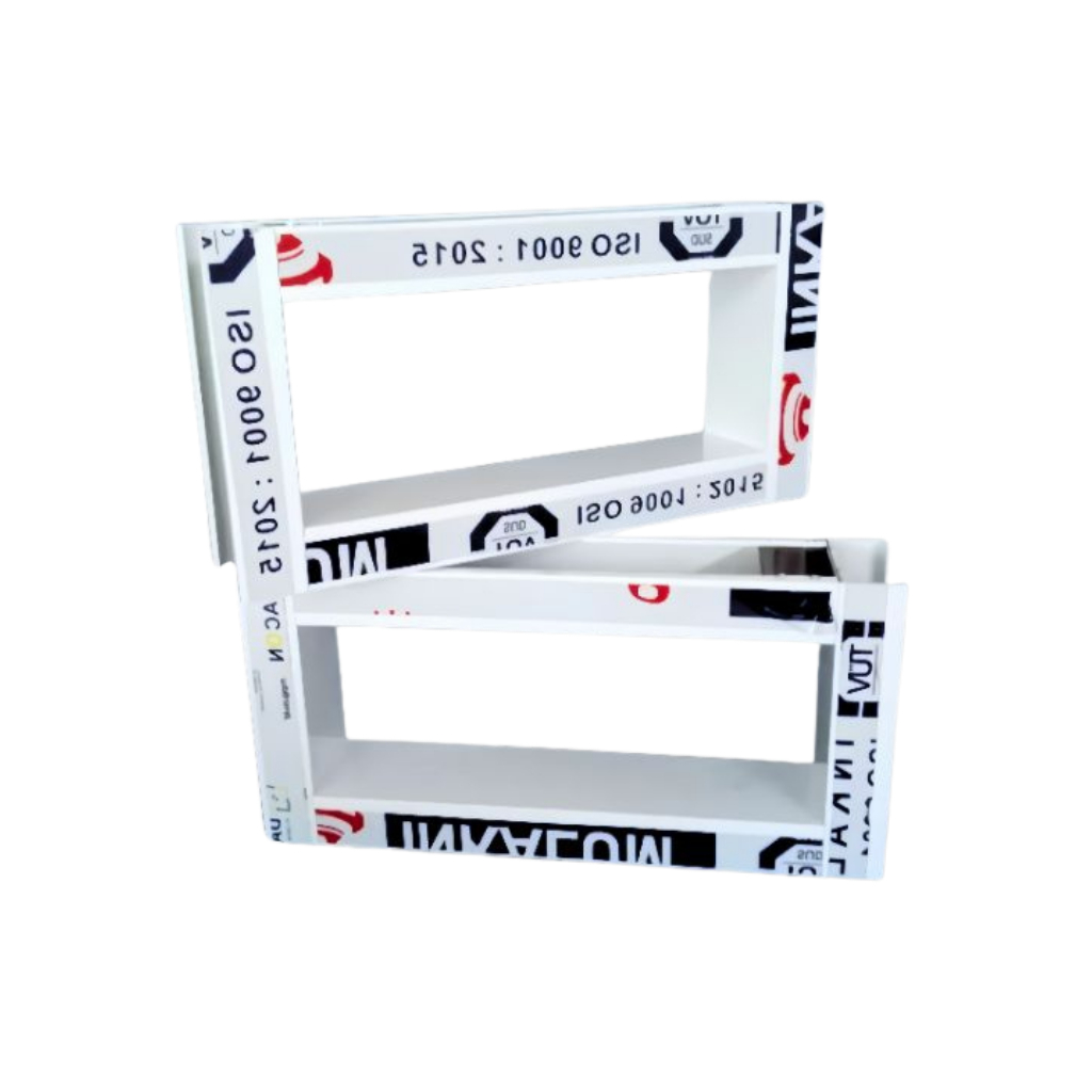 Custom Loster Aluminium Tanpa Kaca Ukuran (TxP) 20X60 Cm Gratis Packing Kayu