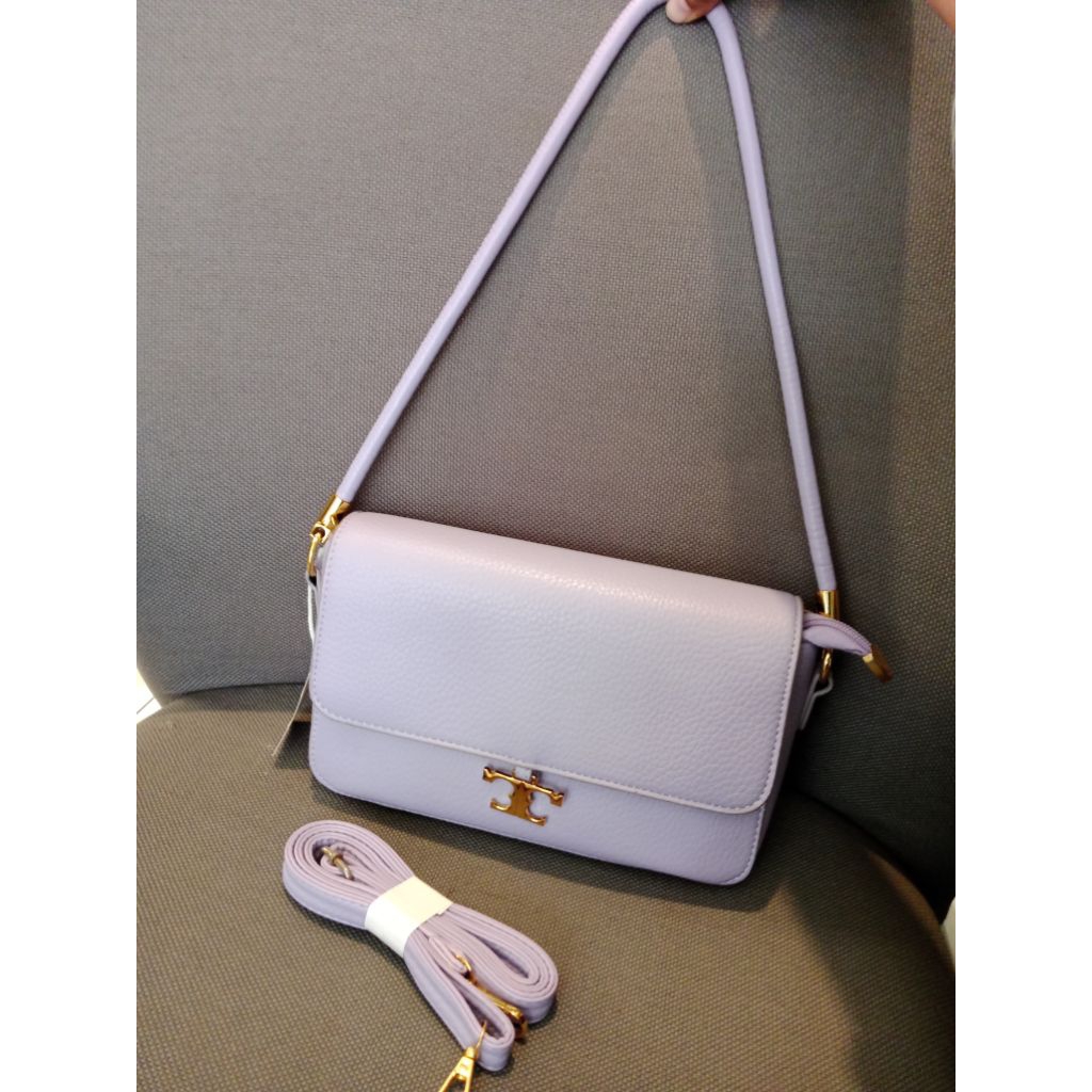 tas selempang import warna ungu