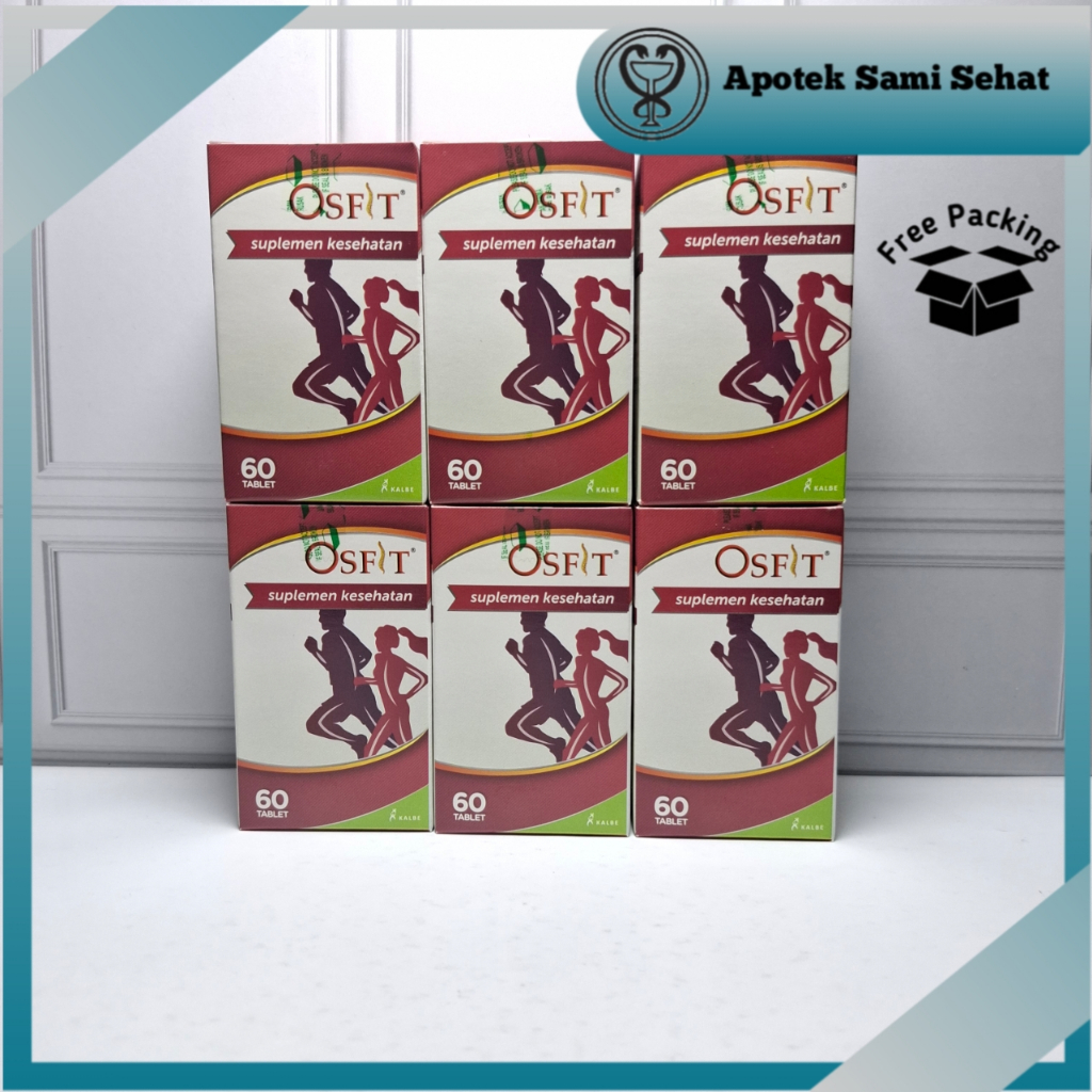 6 BOTOL OSFIT Tablet 1 Botol Isi 60 Tablet (suplemen kesehatan tulang)