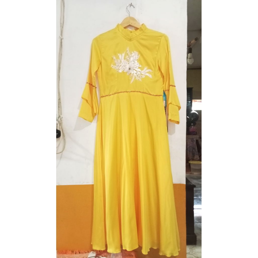 Preloved Murah Medan/Gamis Tempahan/Gamis Pesta/Gamis Wisuda