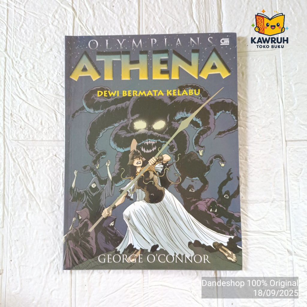 Olympians Athena - Dewi Bermata Kelabu by George O'Connor - Komik Original