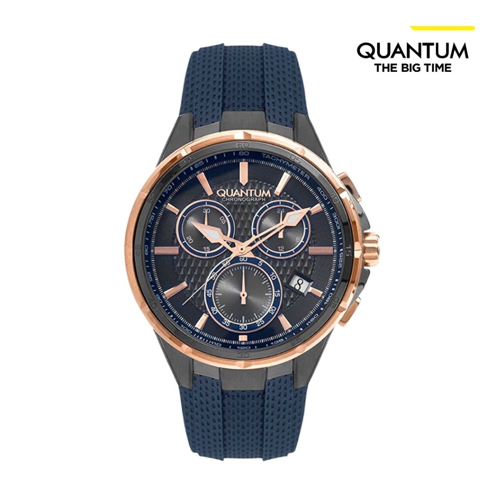 Jam Tangan Pria QUANTUM PWG 953.069 Chronograph Rubber Strap