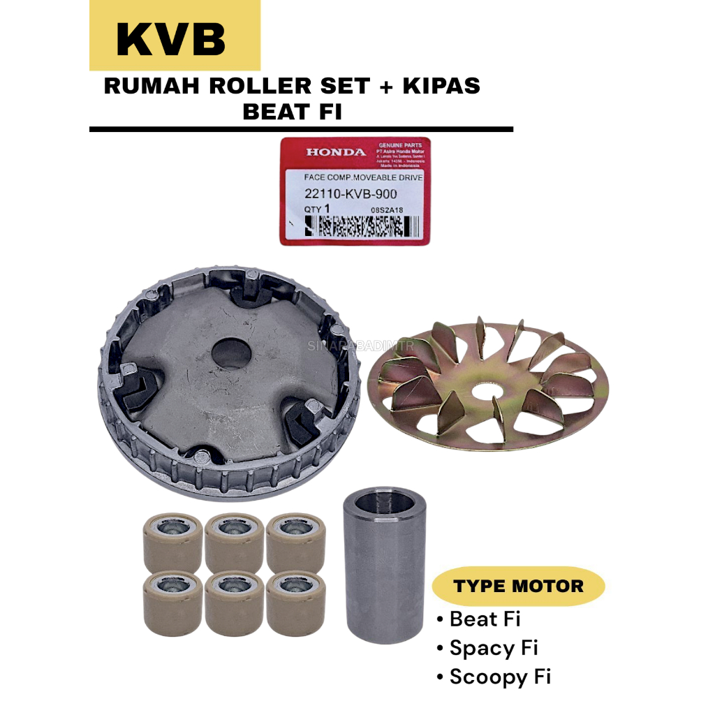Paket Rumah Roller Set + Kipas Beat Fi Stater Kasar 2013 - 2016