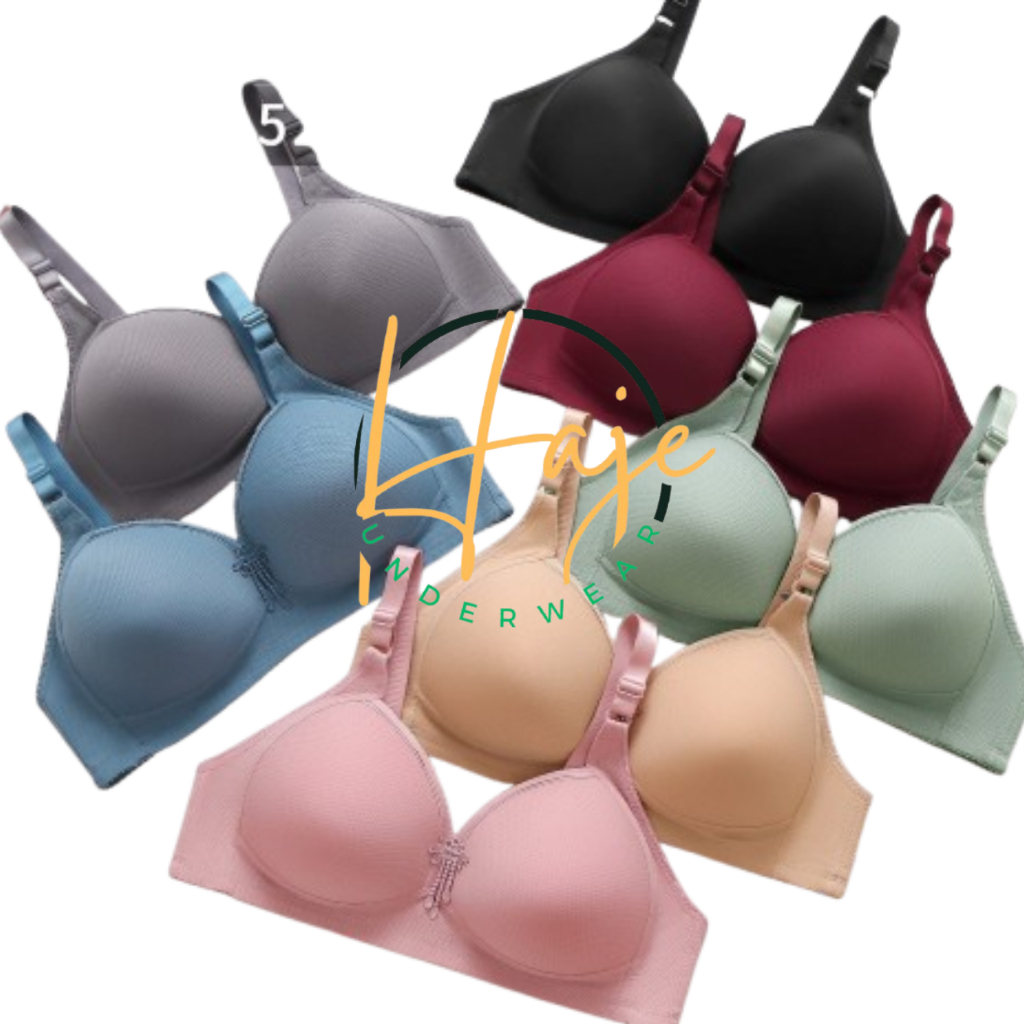 Bra BH Busa Tanpa Kawat Big Cup Jumbo Cup D Size 46-52