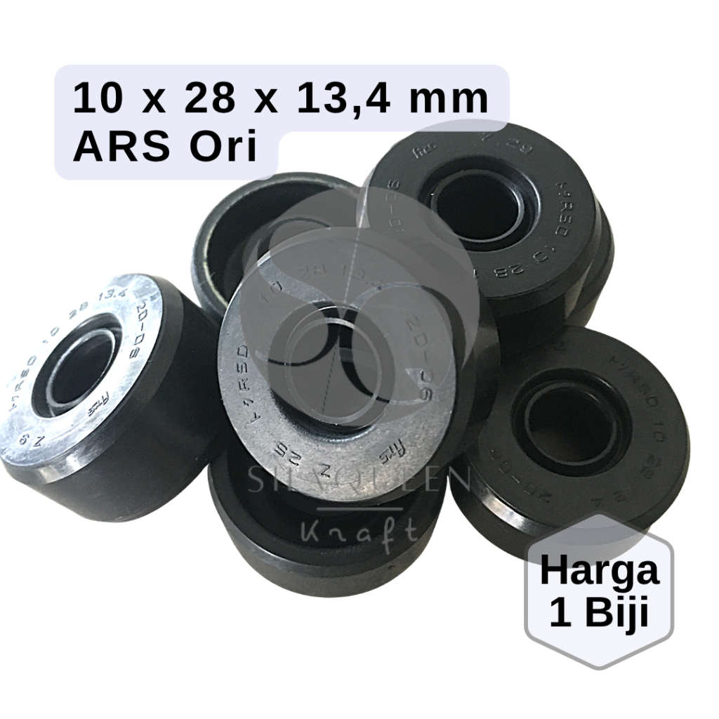 Oil Seal ARS Ori Shock Belakang Yamaha RX-King Skywave Thunder 125 KYB Heavy Duty 10 28 13,4 mm (Sil