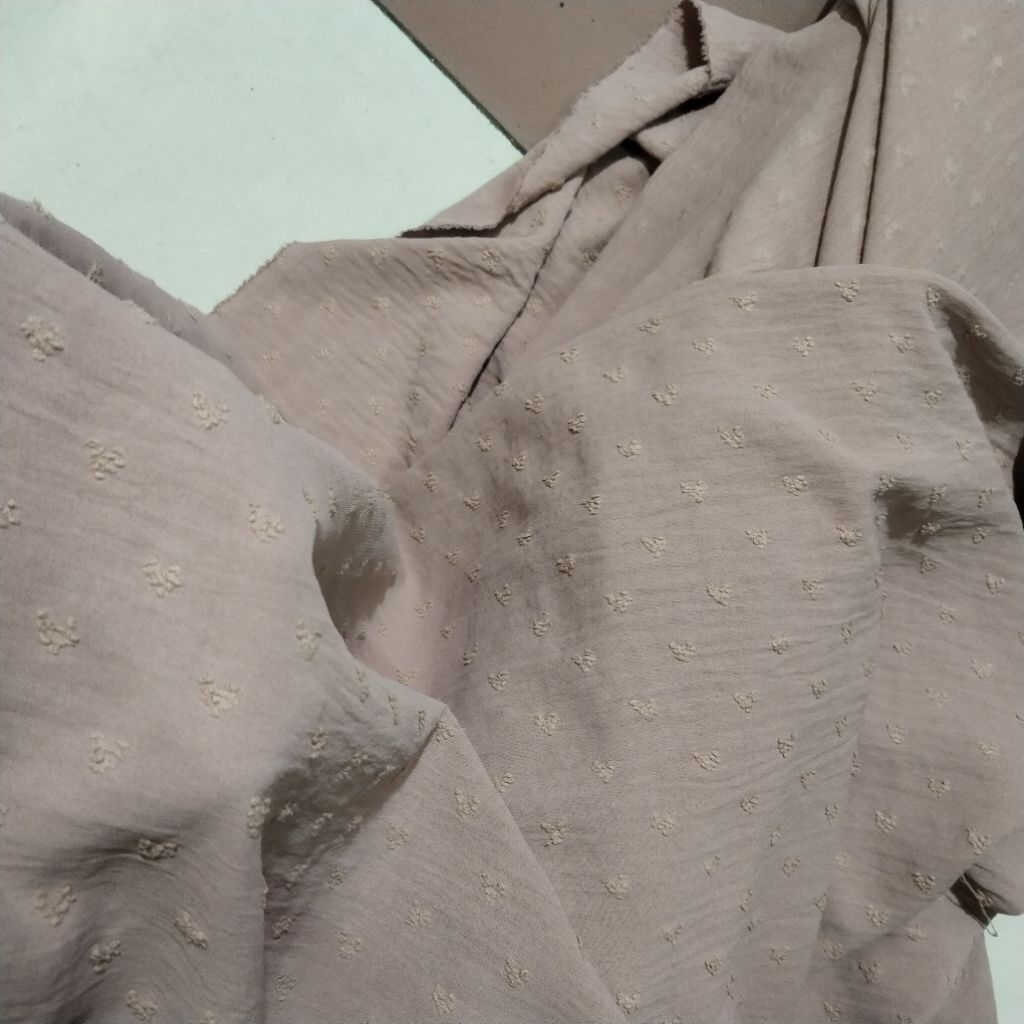 Kain kringkel // bahan meteran bahan airflow // rubiah kringkel