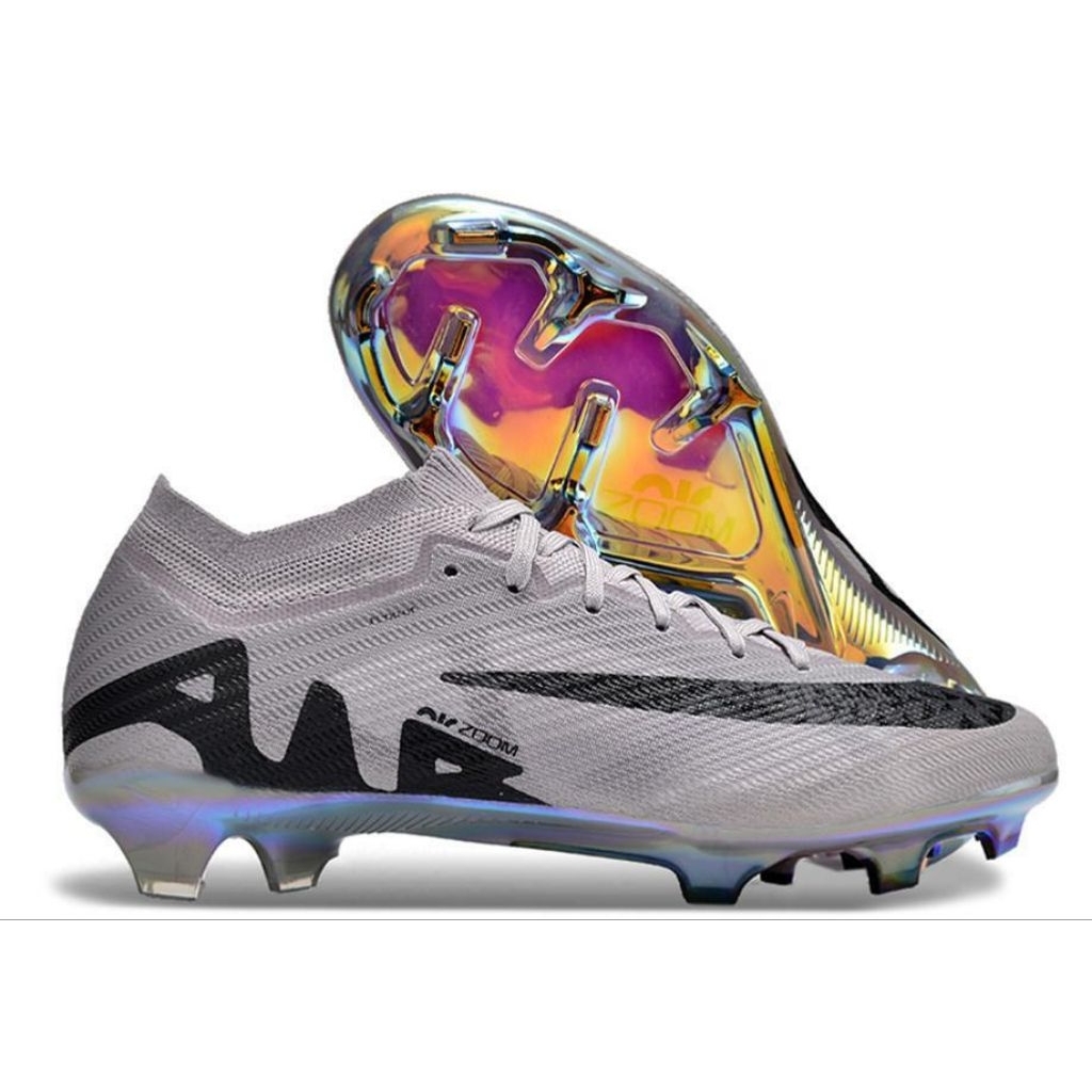 Sepatu Bola Mercurial Vapor 15 Elite Grey Black Fg